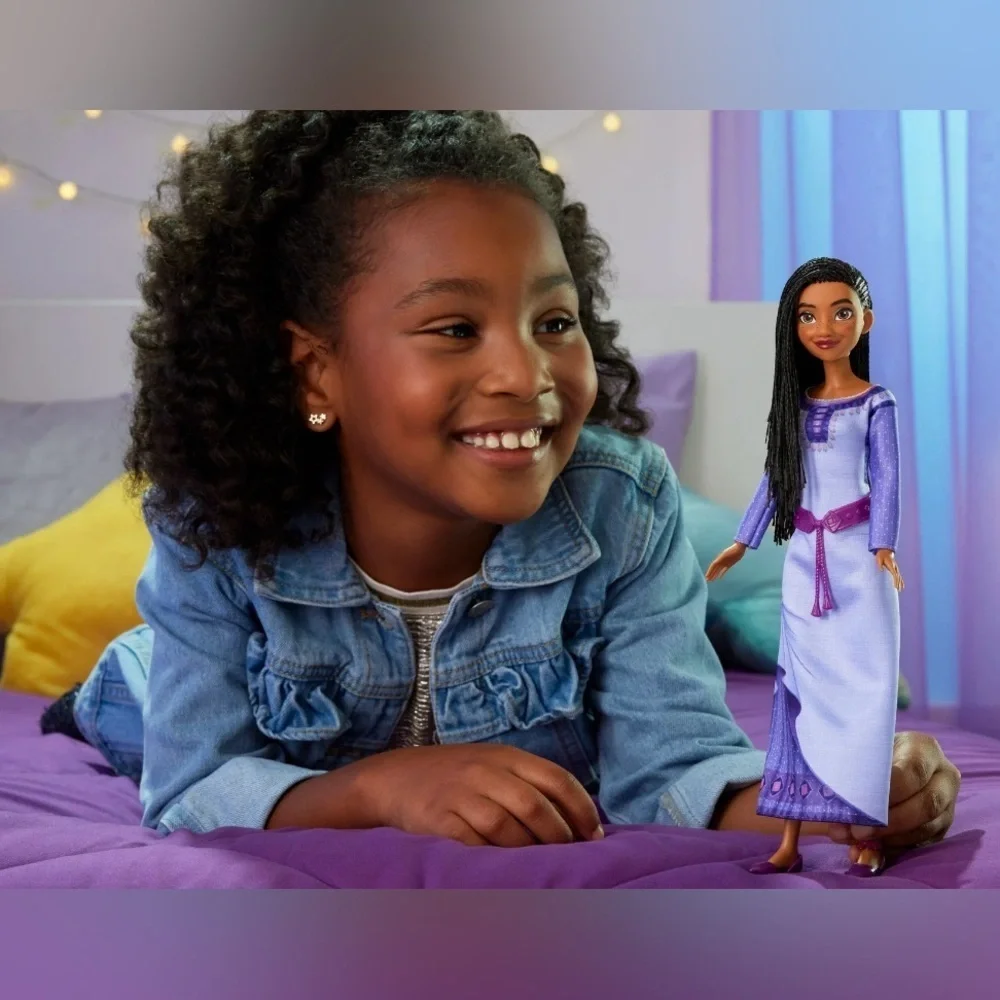 Nwt Disney’s wish Asha of Roses doll 12.75”H